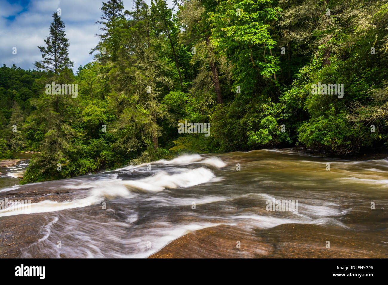 Dupont state forest triple falls hi-res stock photography and images ...