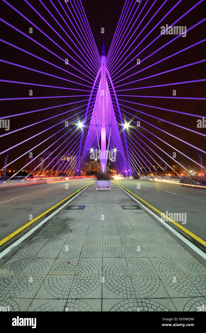 Sri Wawasan Bridge Putrajaya, Malaysia Stock Photo