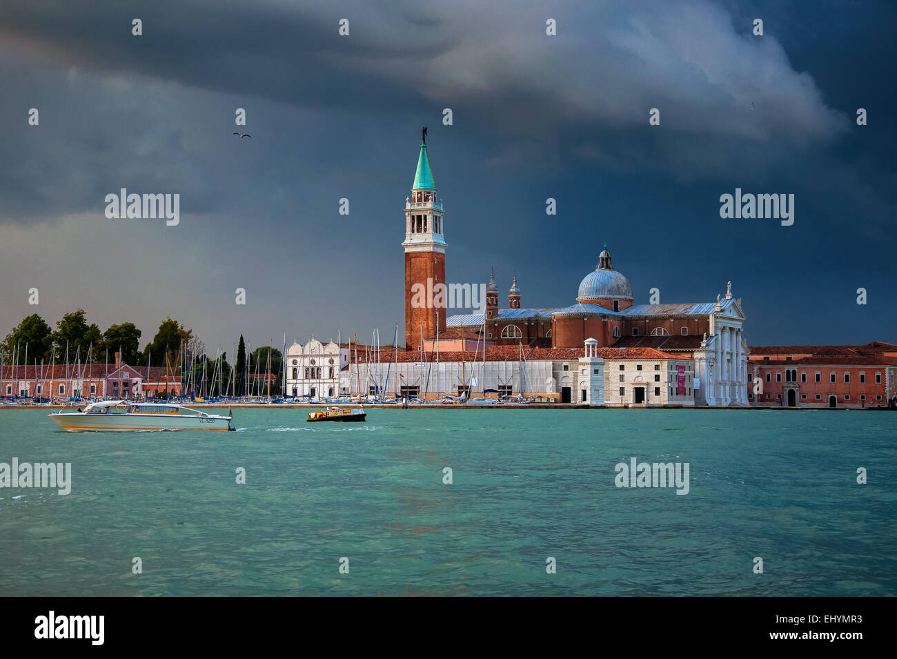 Atmospheric view of Venice, Italy Stock Photo