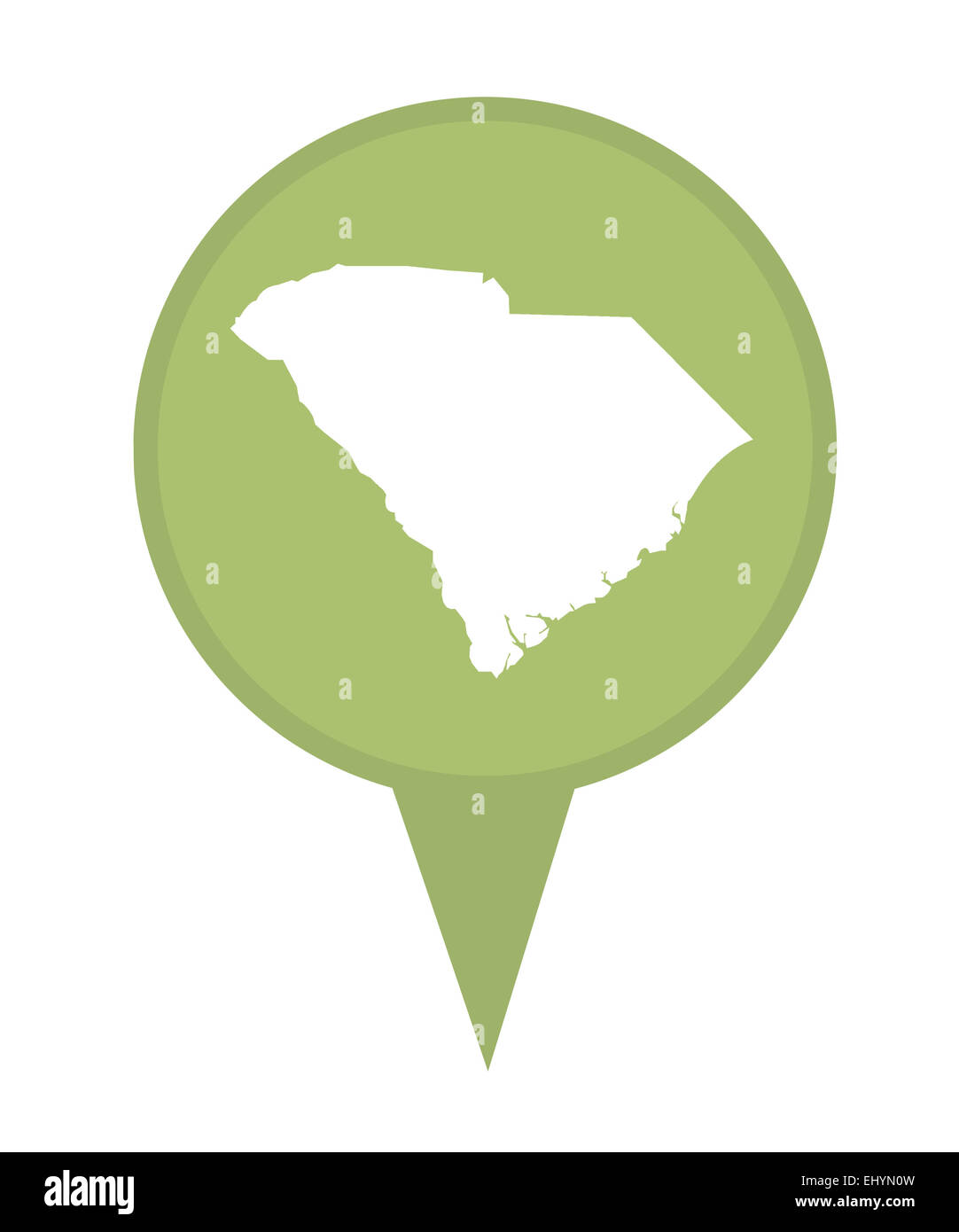 Map of south carolina state hi-res stock photography and images - Alamy
