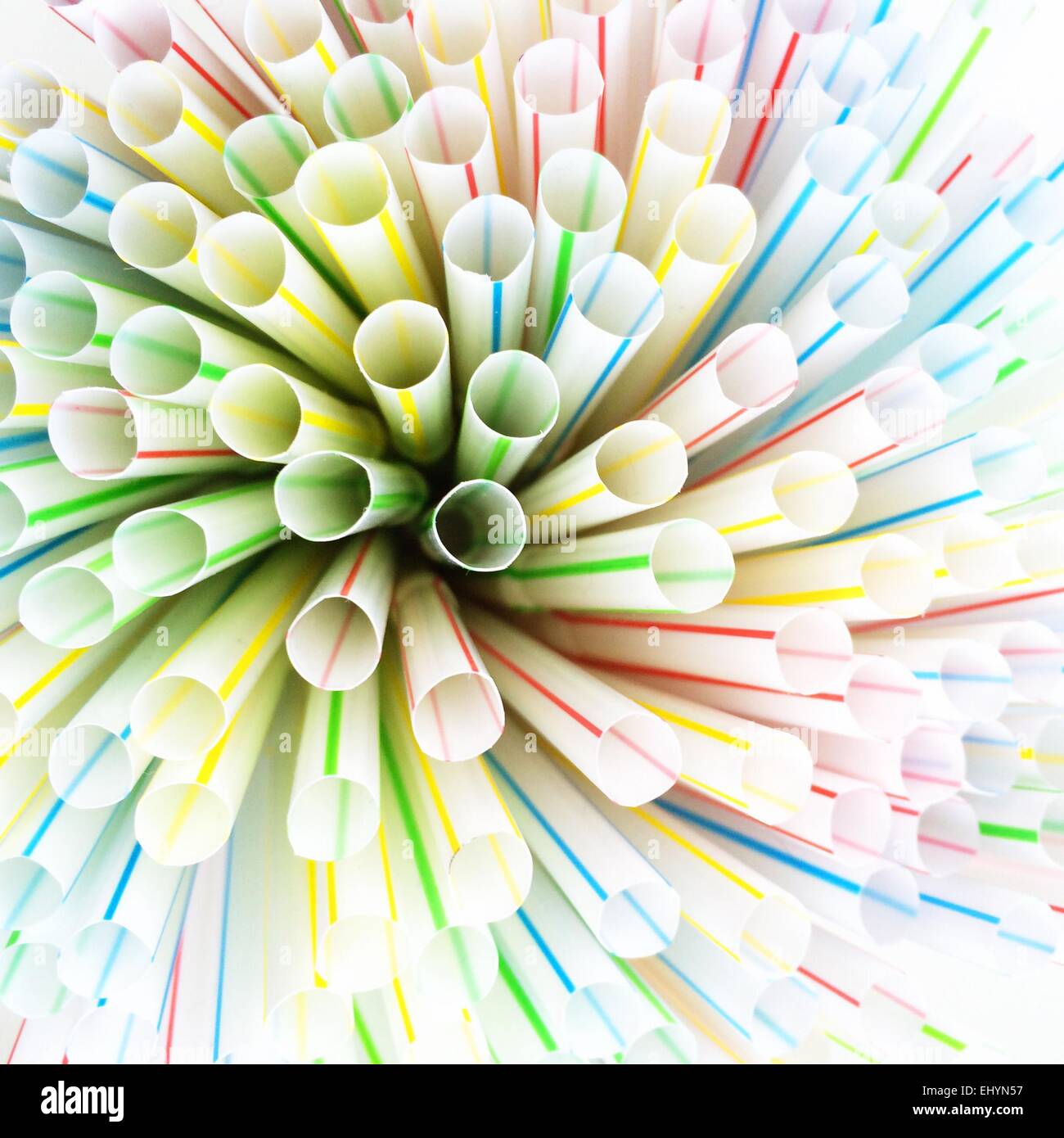 Close-up of a bunch of straws Stock Photo