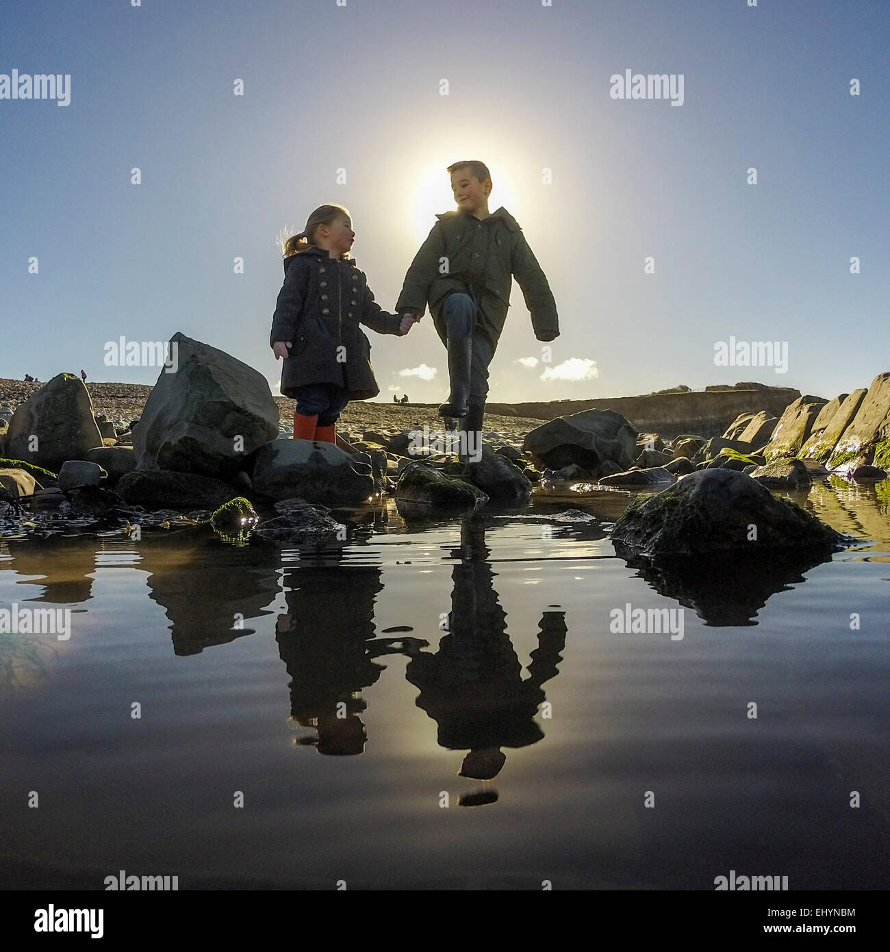 Girl holding hands hi-res stock photography and images - Alamy