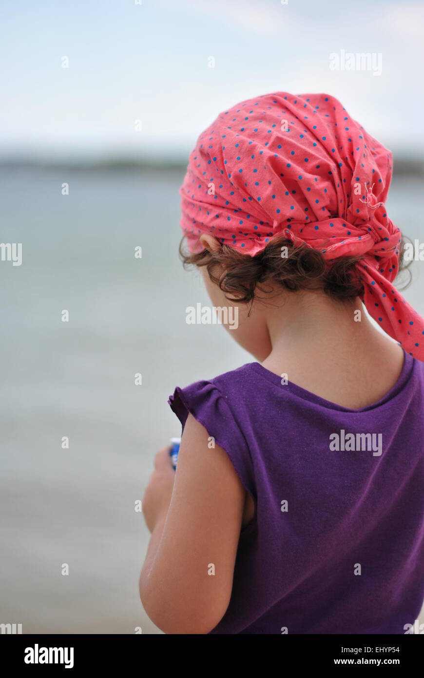 Child rear view summer vertical hi-res stock photography and images - Alamy