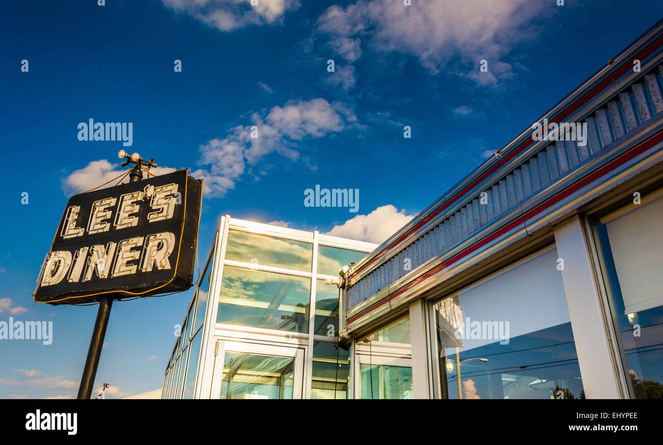 Lee's Diner, along Lincoln Highway near Thomasville, Pennsylvania Stock