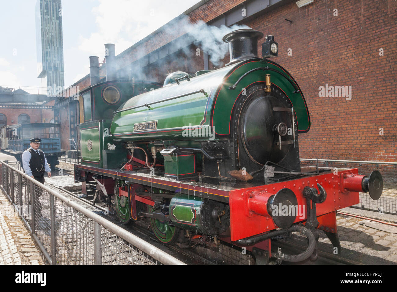 England, Manchester, city, Museum of Science and Industry aka MOSI, Historic Steam Train Stock