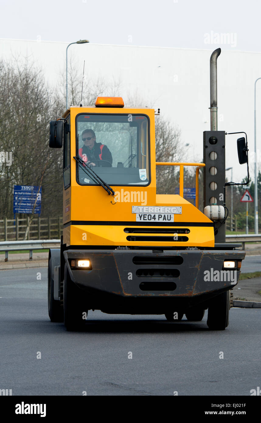 Terberg tug lorry at DIRFT, Northamptonshire, UK Stock Photo