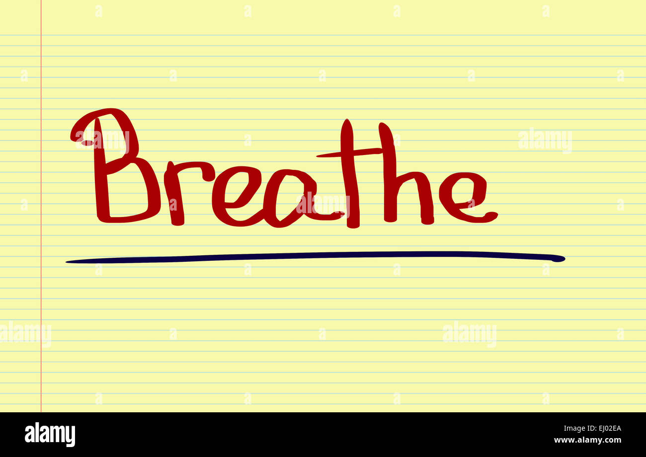 Breathe word hi-res stock photography and images - Alamy