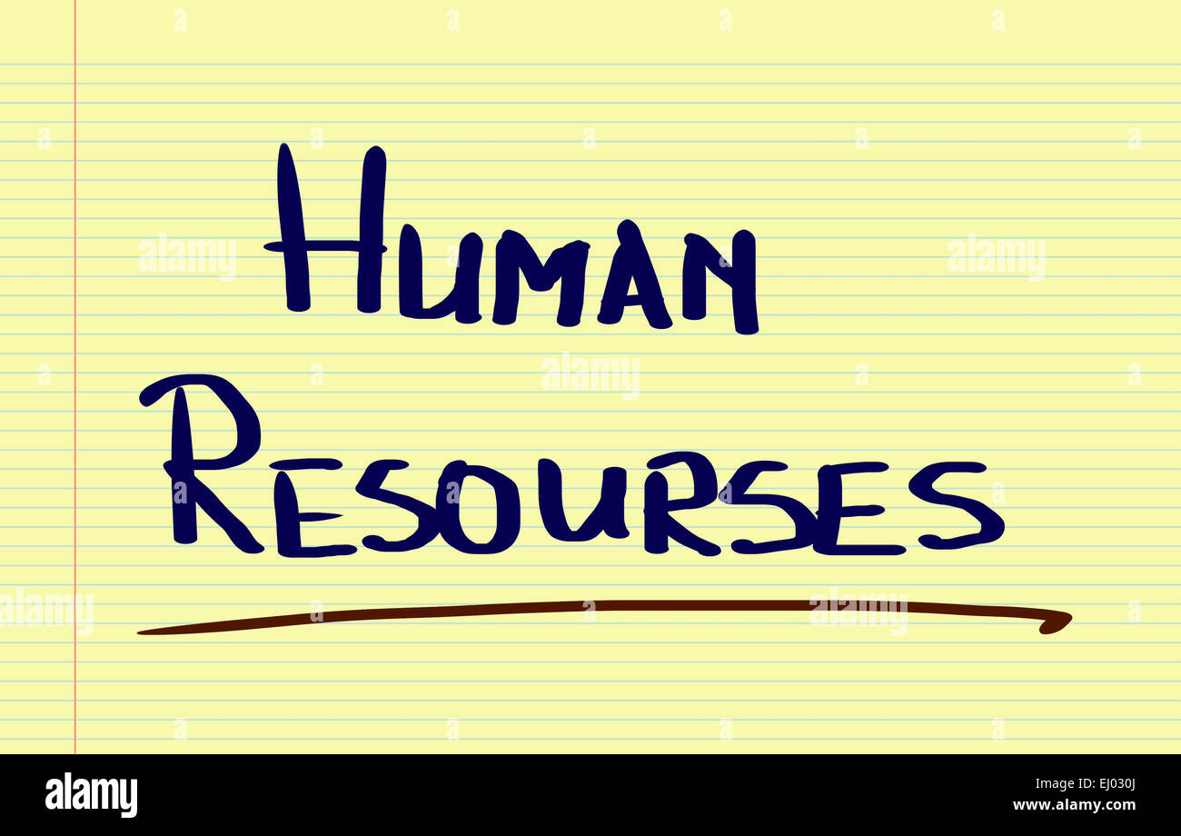Concept of human resources hi-res stock photography and images - Alamy