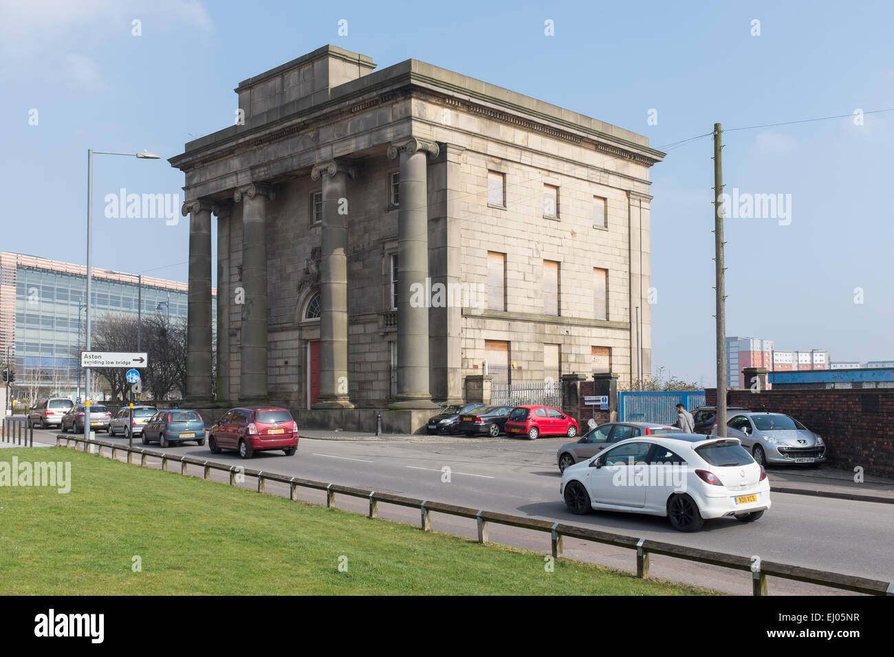 The old Curzon Street Station in Birmingham's Eastside Stock Photo