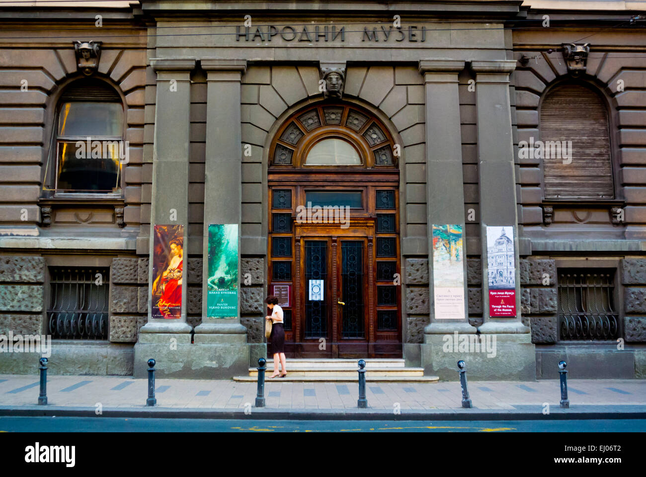 National Museum, Dorcol district, central Belgrade, Serbia, Southeastern Europe Stock Photo