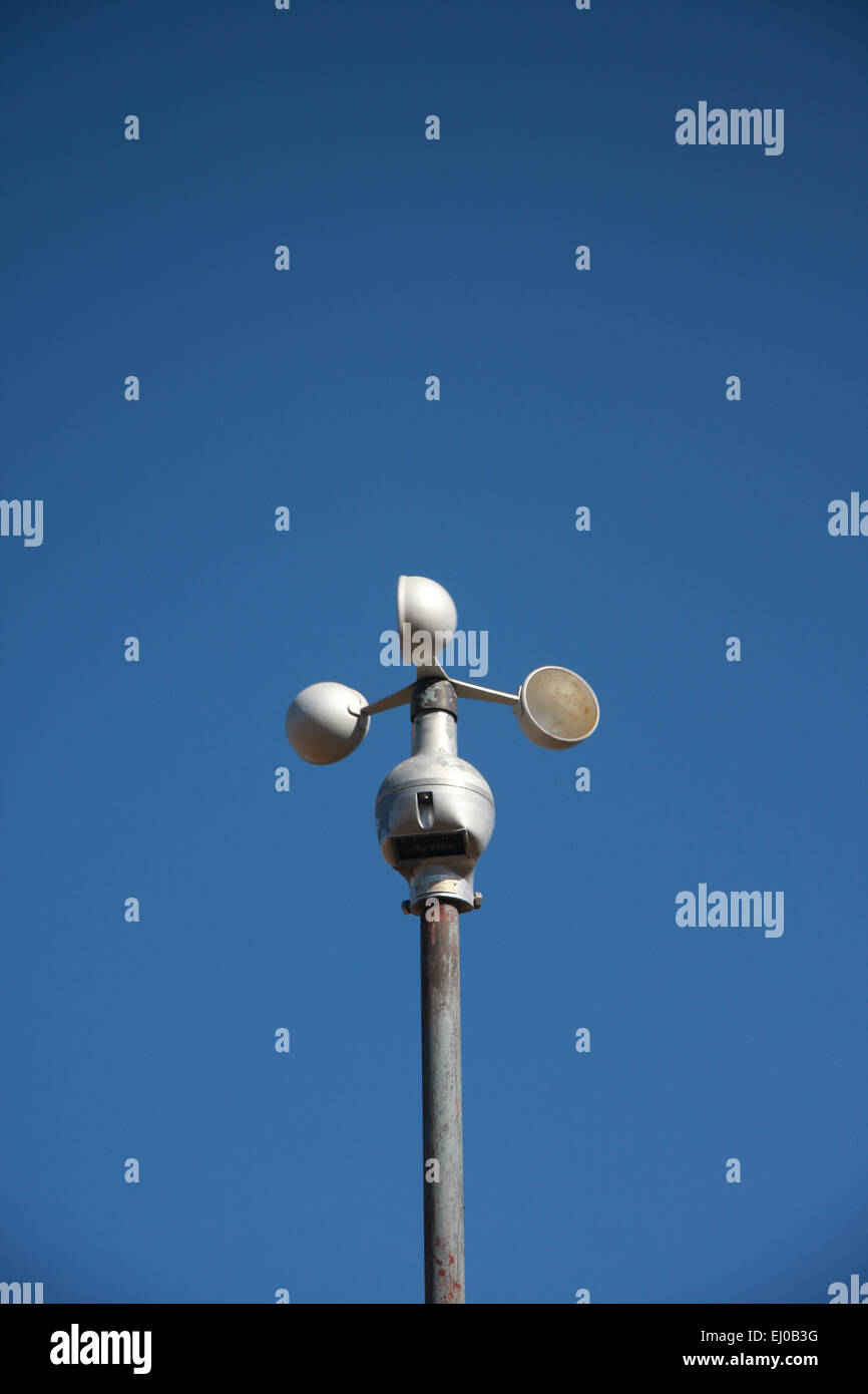 Anemometer, meteorology, Anemometer, wind speed, wind power, Stock Photo