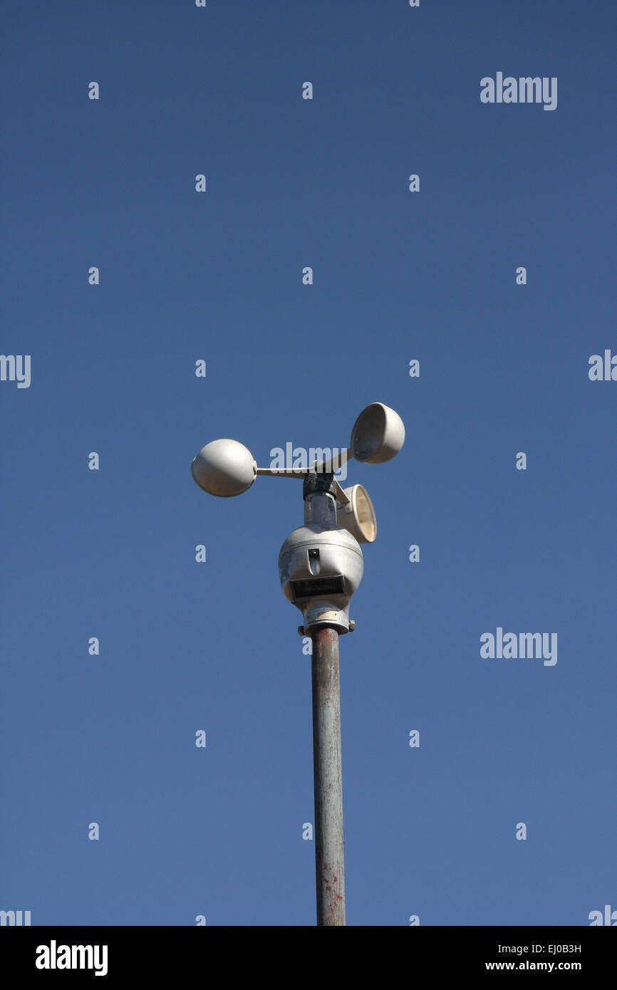 Anemometer, meteorology, Anemometer, wind speed, wind power Stock Photo Alamy