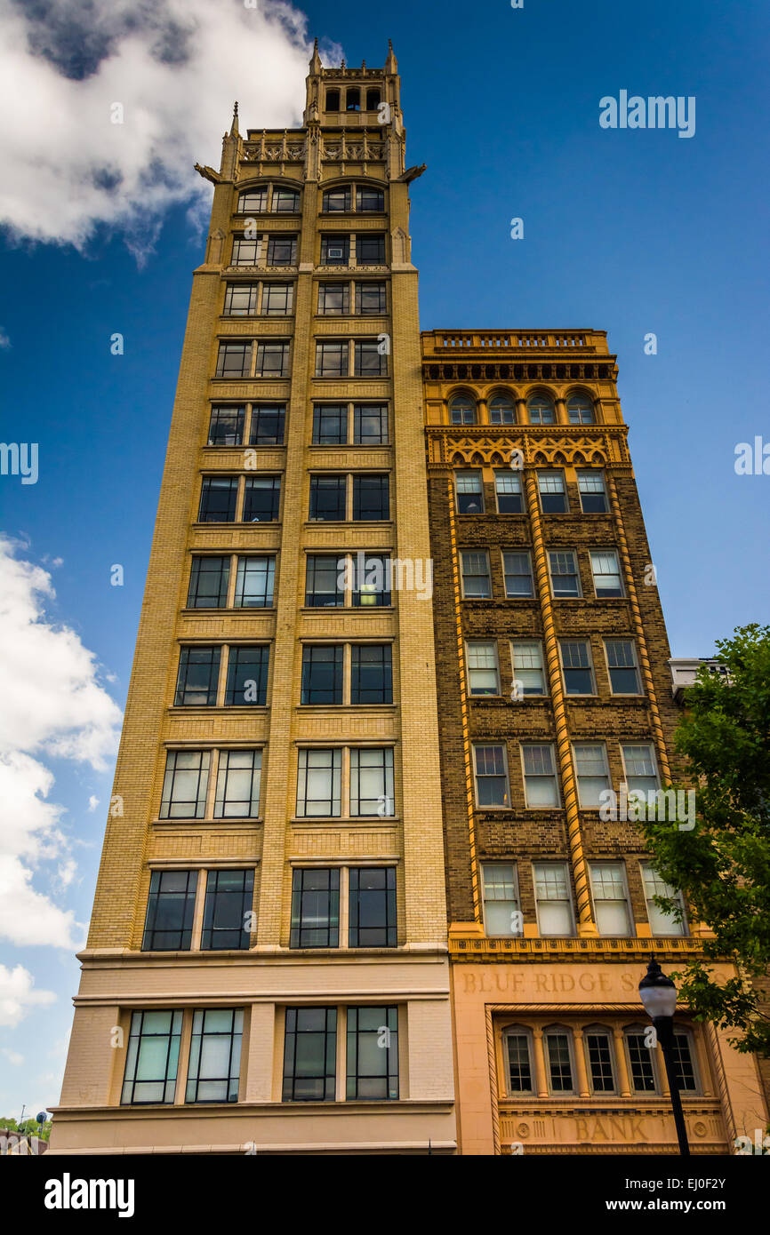 The Jackson Building in downtown Asheville, North Carolina. Stock Photo