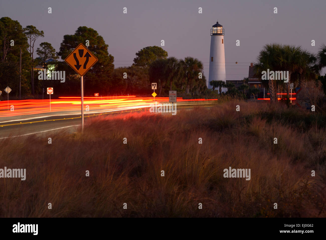 USA, Florida, Franklin County, Gulf of Mexico, Apalachicola, St. George Island Stock Photo
