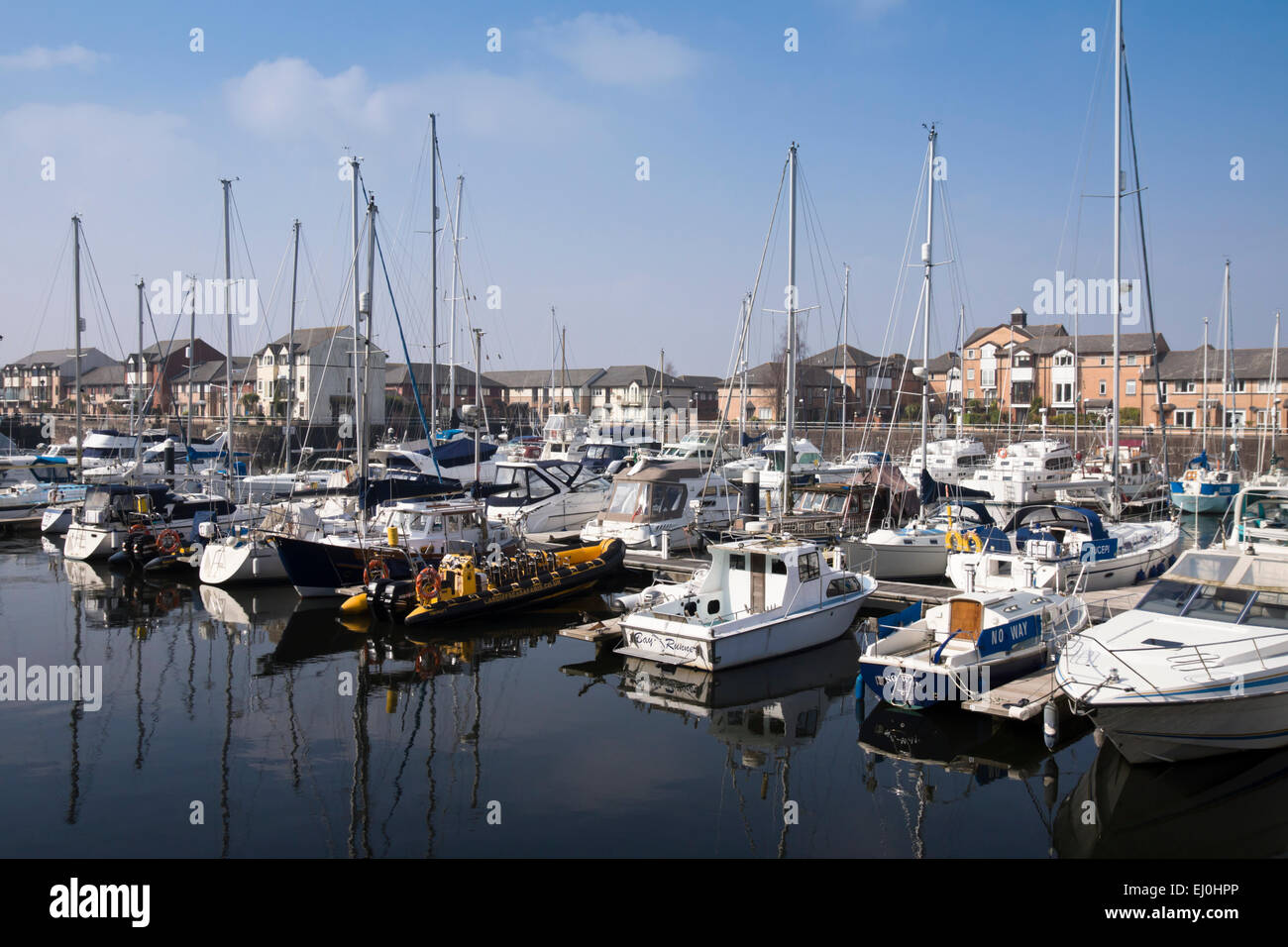 Penarth Marina Penarth Wales UK Stock Photo Alamy