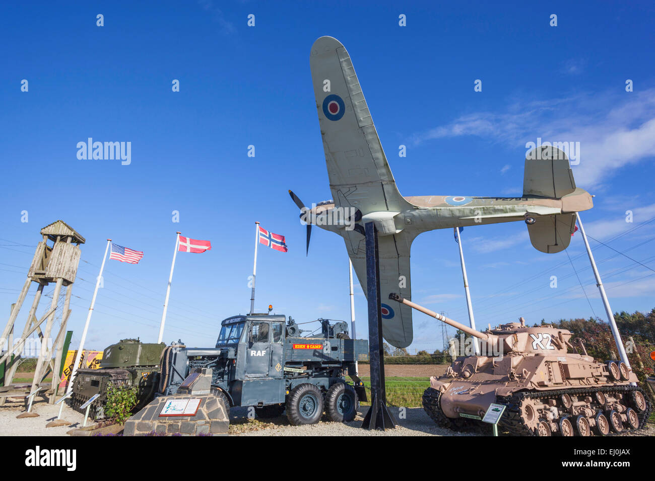 England, Yorkshire, Malton, Eden Camp, Stock Photo