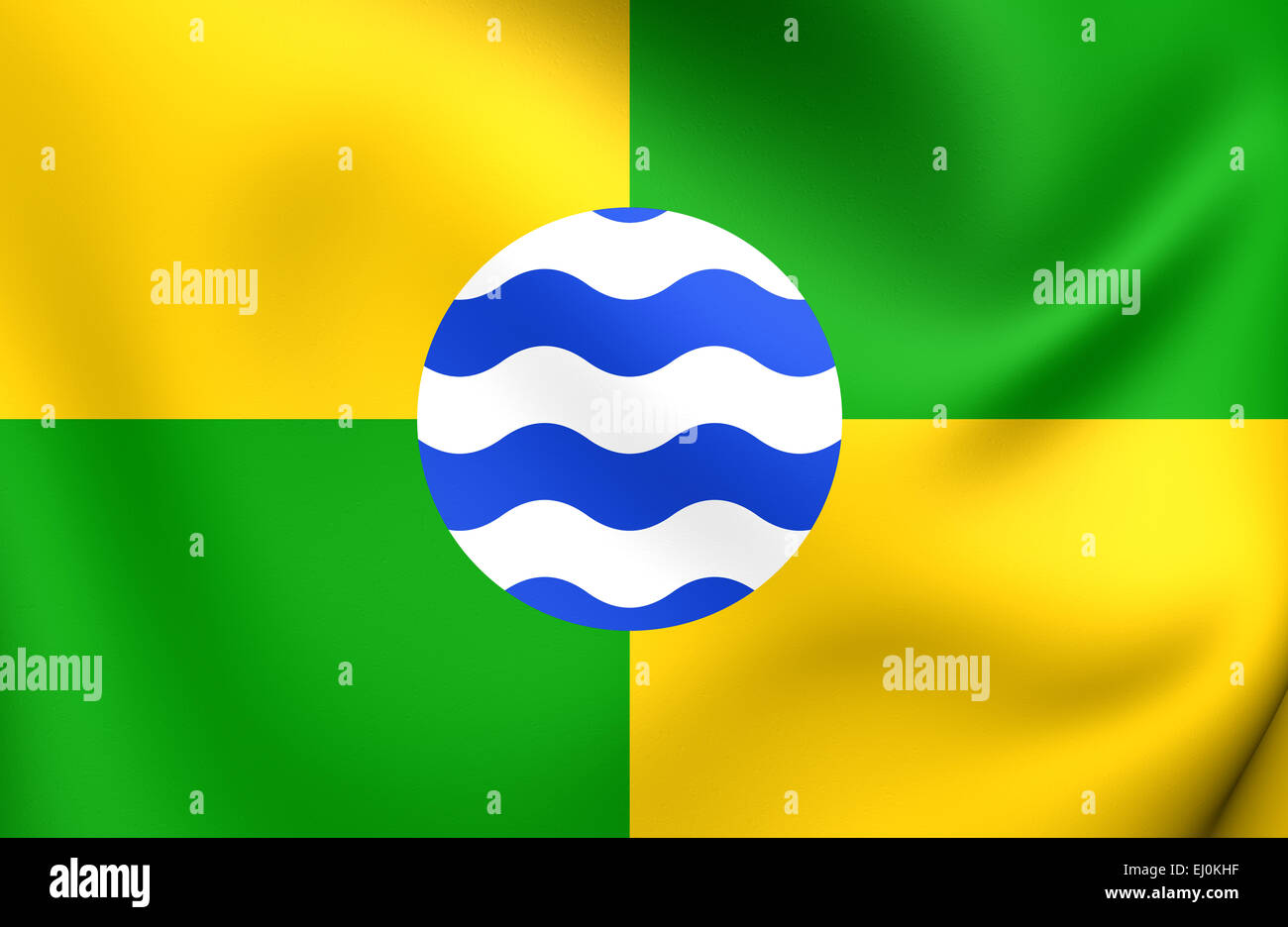 Flag of Nairobi, Kenya. Close Up Stock Photo Alamy