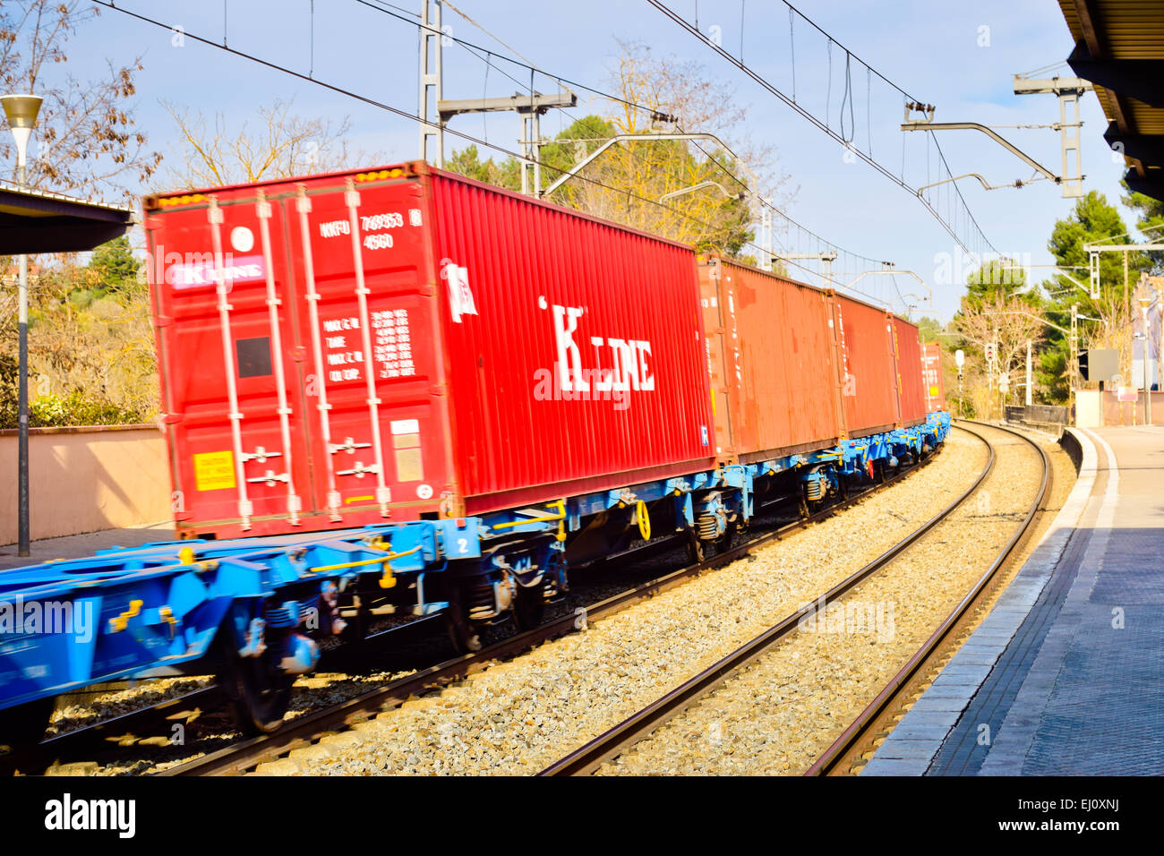 Rail freight spain hires stock photography and images Alamy
