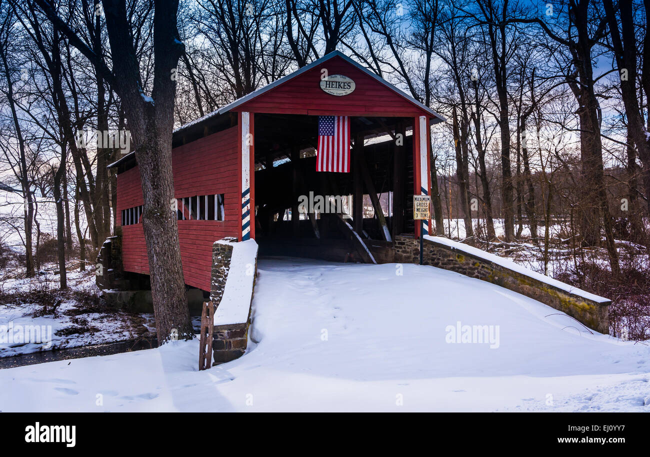 Heikes covered bridge hires stock photography and images Alamy