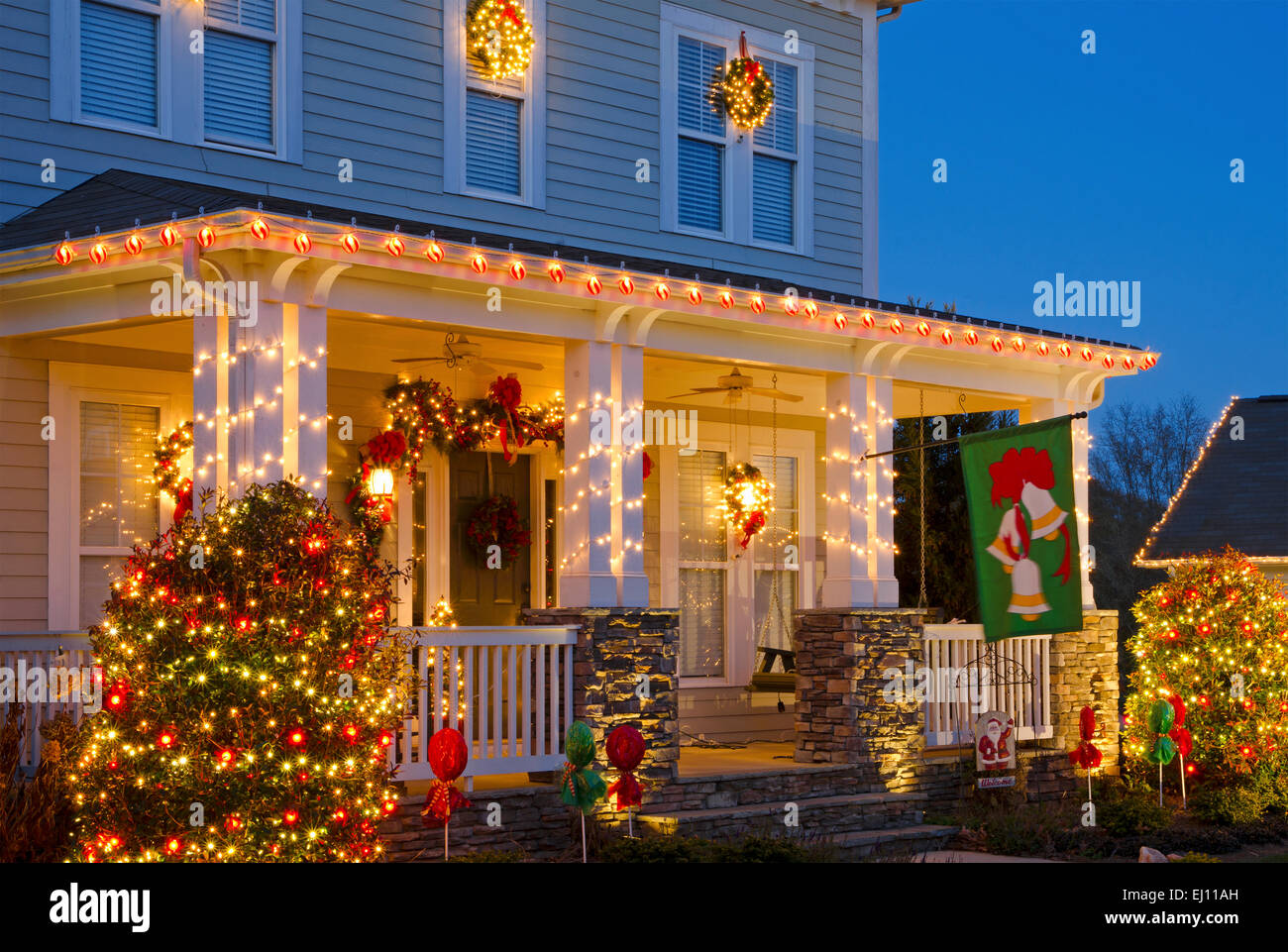 McAdenville, North Carolina, USA December 1, 2014 The quiet little