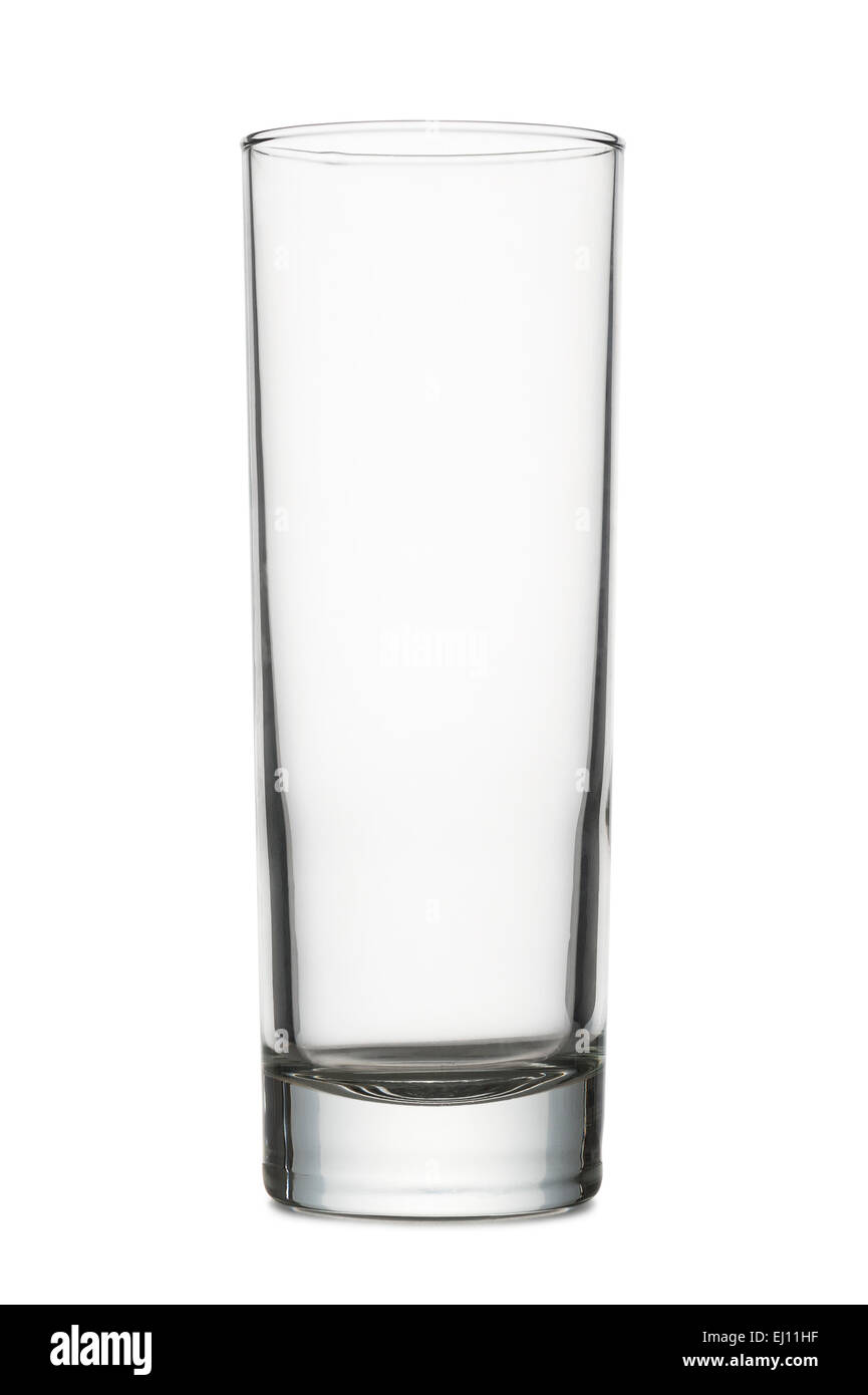 classical glass for cocktail empty, on white background Stock Photo