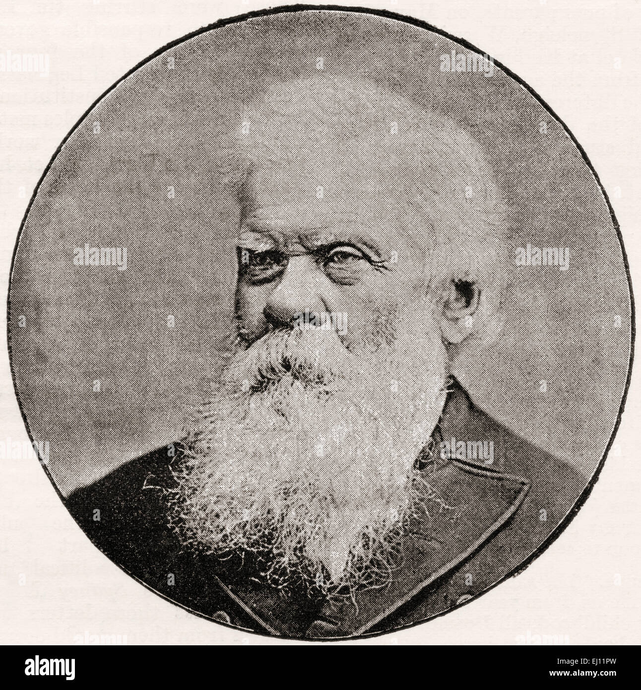 Sir Henry Parkes, 1815 - 1896.  7th Premier of New South Wales, regarded as the Father of the Australian Federation. Stock Photo