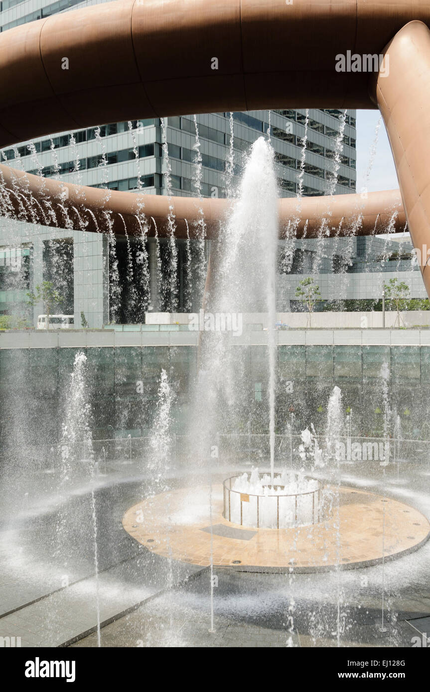 The Fountain of Wealth, the world's largest fountain, is located in