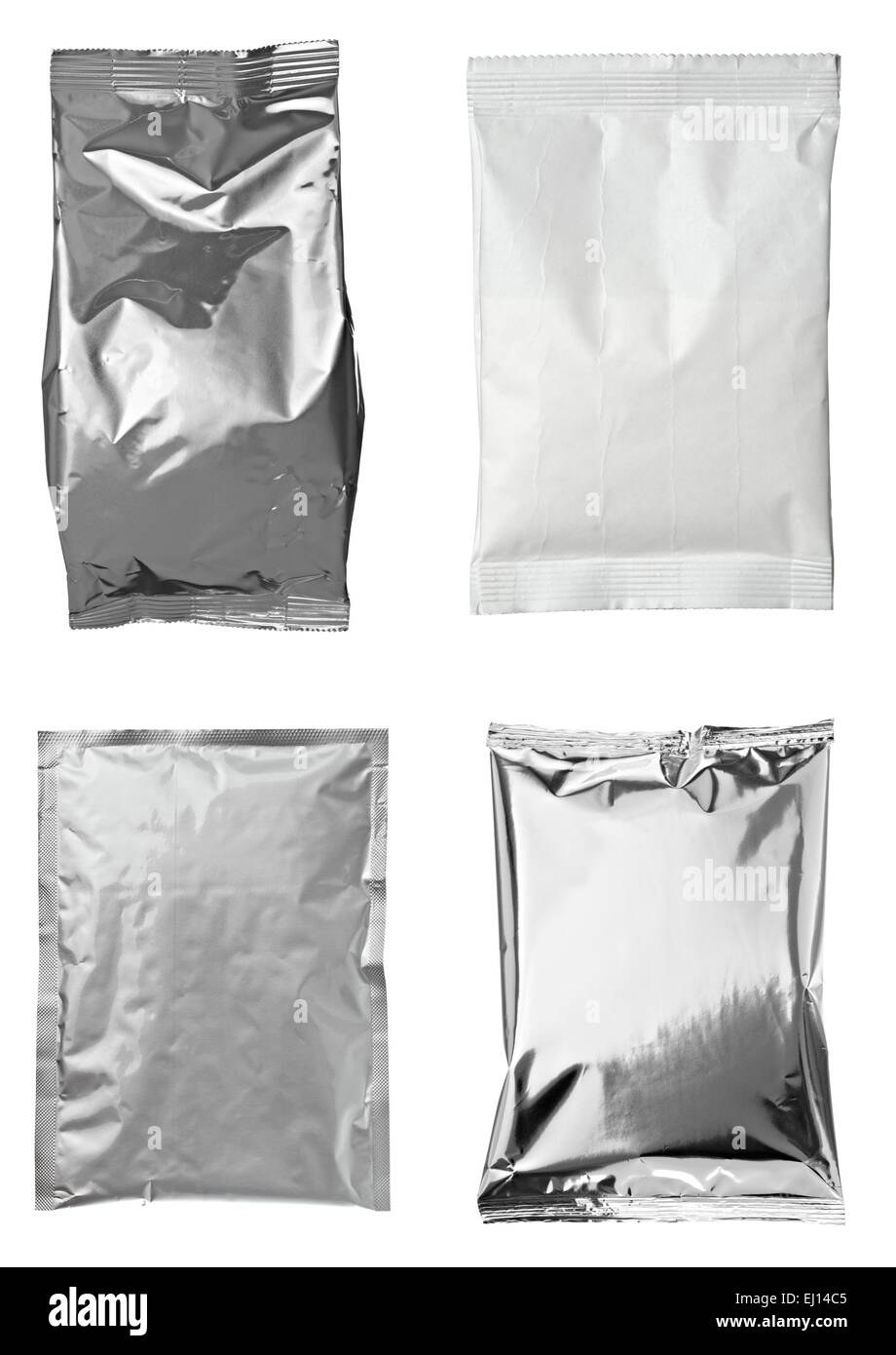 aluminum pack Stock Photo