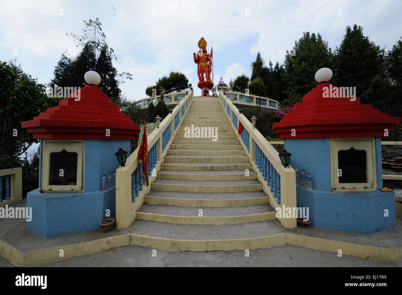 Temple in Kalimpong, West Bengal, India Stock Photo