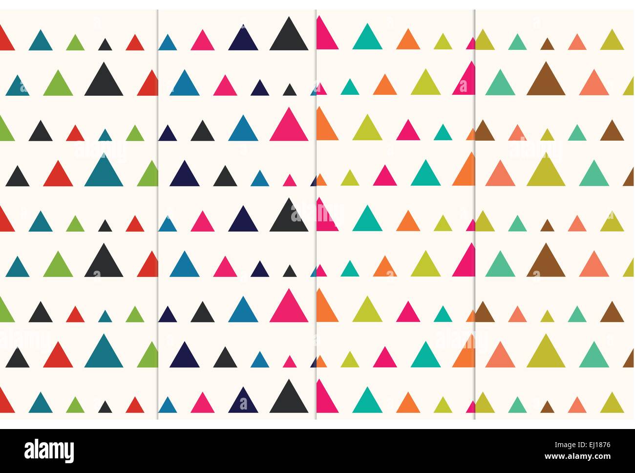Repetitive pattern of triangles in hi-res stock photography and images ...