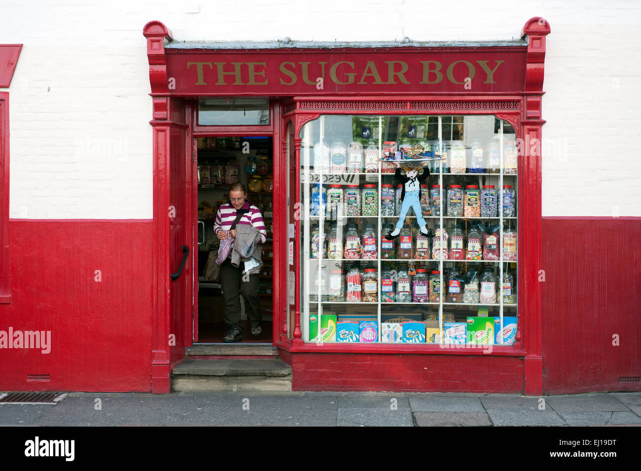 Sweet shop "The sugar boy" in Canterbury Kent England europe Stock Photo
