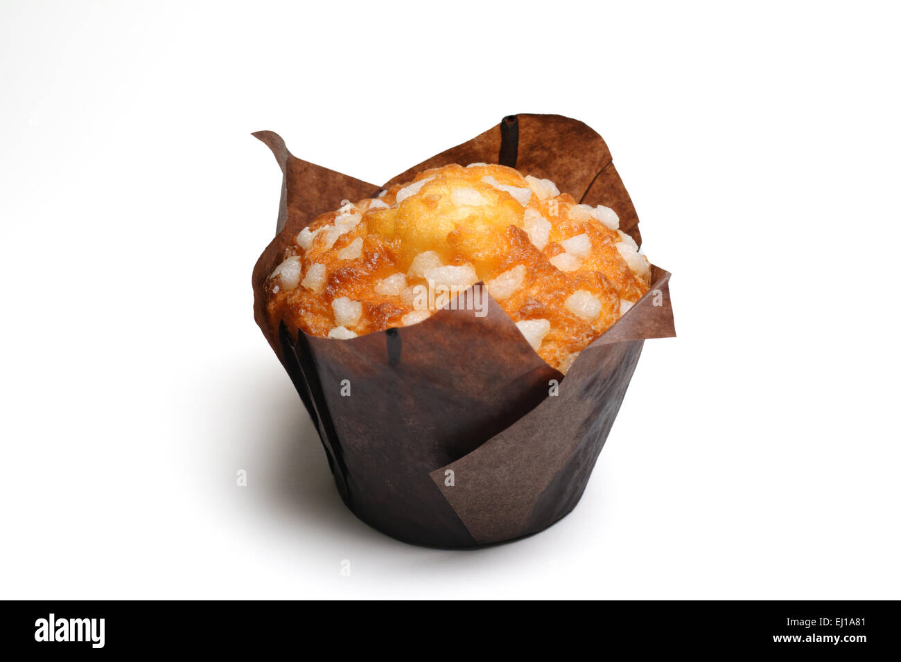 Muffin isolated on white  with clipping path Stock Photo