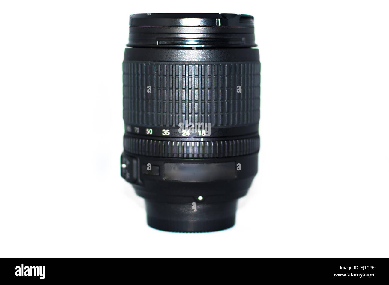 Kits lens with isolated background Stock Photo Alamy