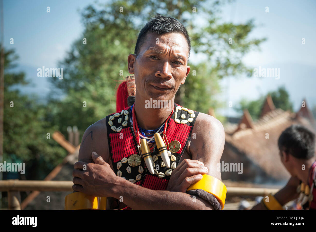 Konyak Tribe Man Stock Photo