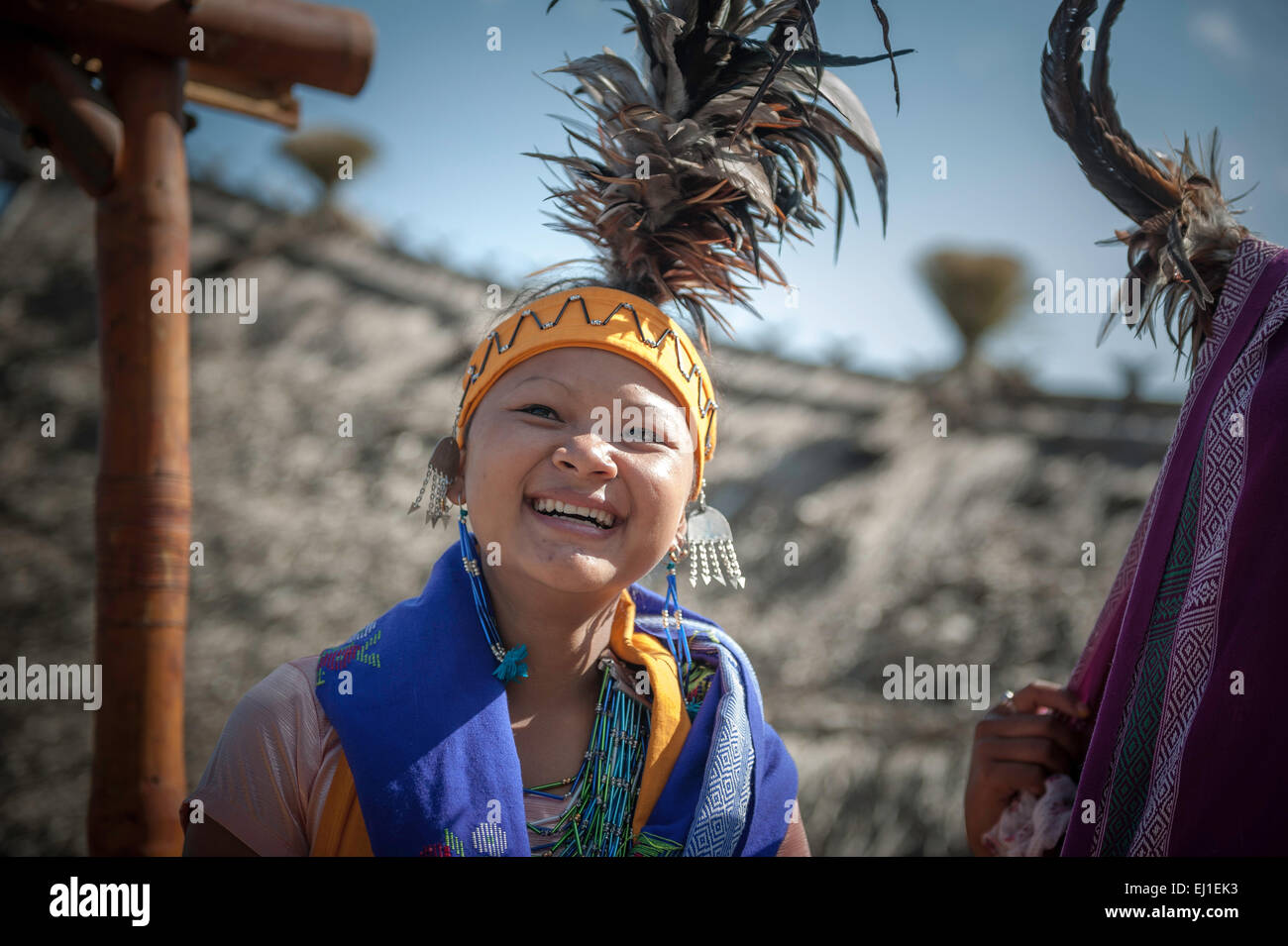 Naga Tribe girl Stock Photo