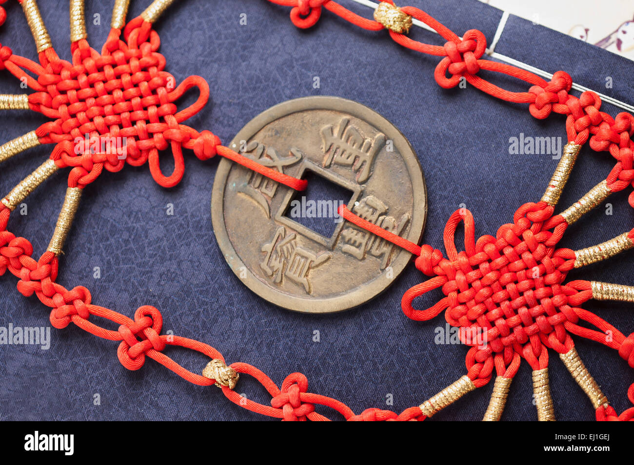 Chinese Knotting, Chinese Coin, Stock Photo