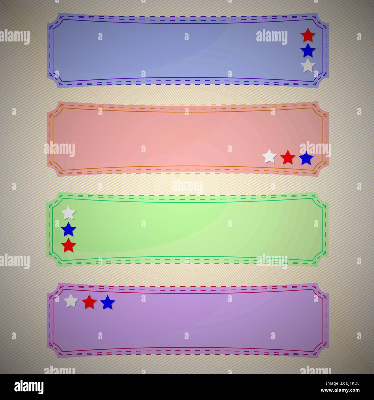 Set of colourful retro badges, vector illustration Stock Vector Image ...
