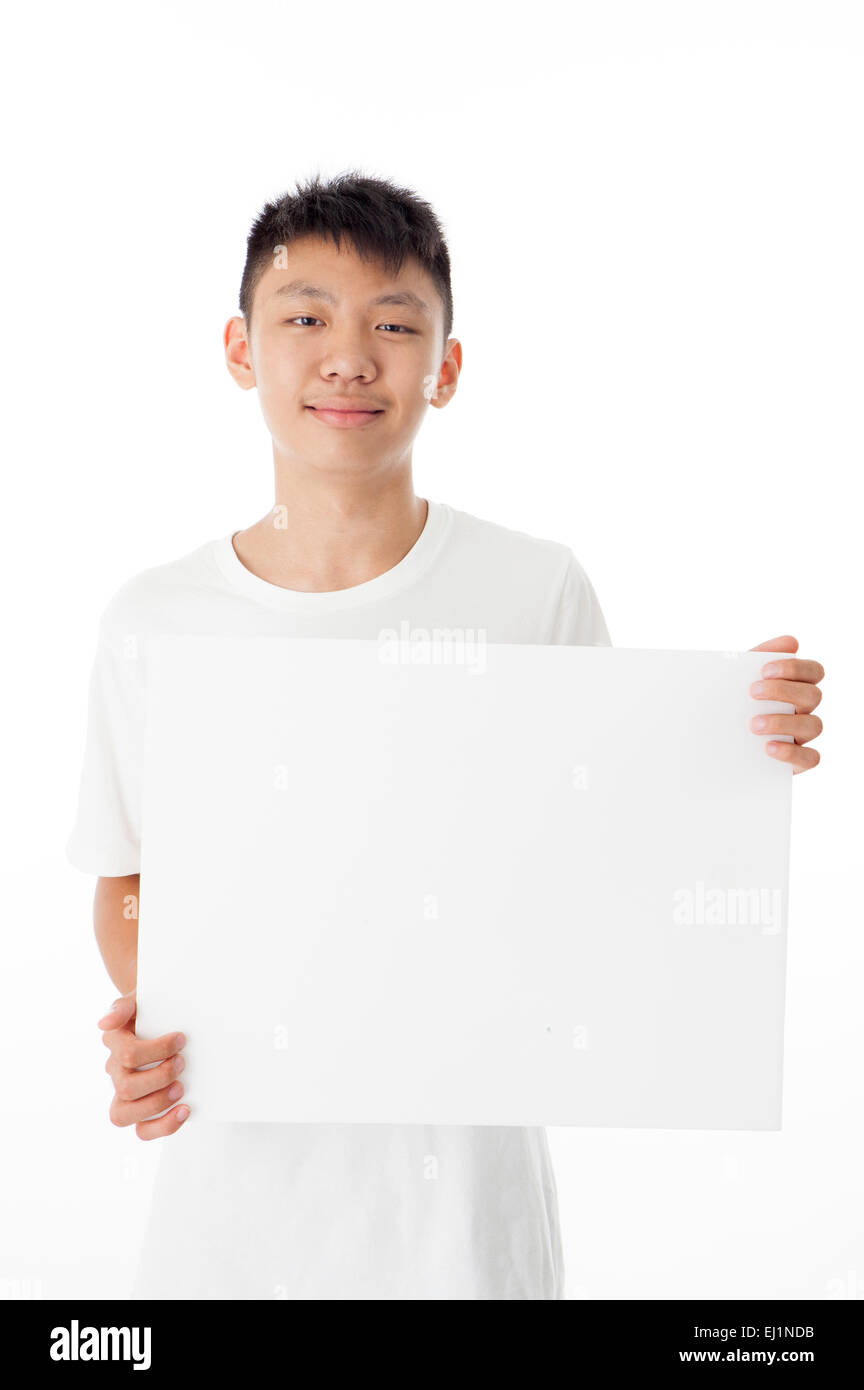 Teenage boy white background 14 years hi-res stock photography and images -  Alamy