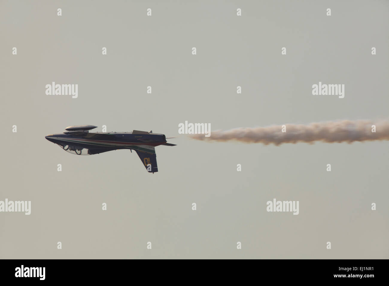 Military airbase Cameri, the Italian acrobatic team 