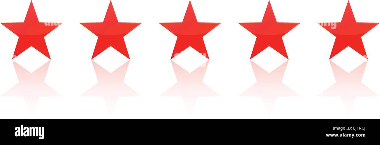 Retro Five Star Product Quality Rating Stock Vector Image &amp; Art - Alamy