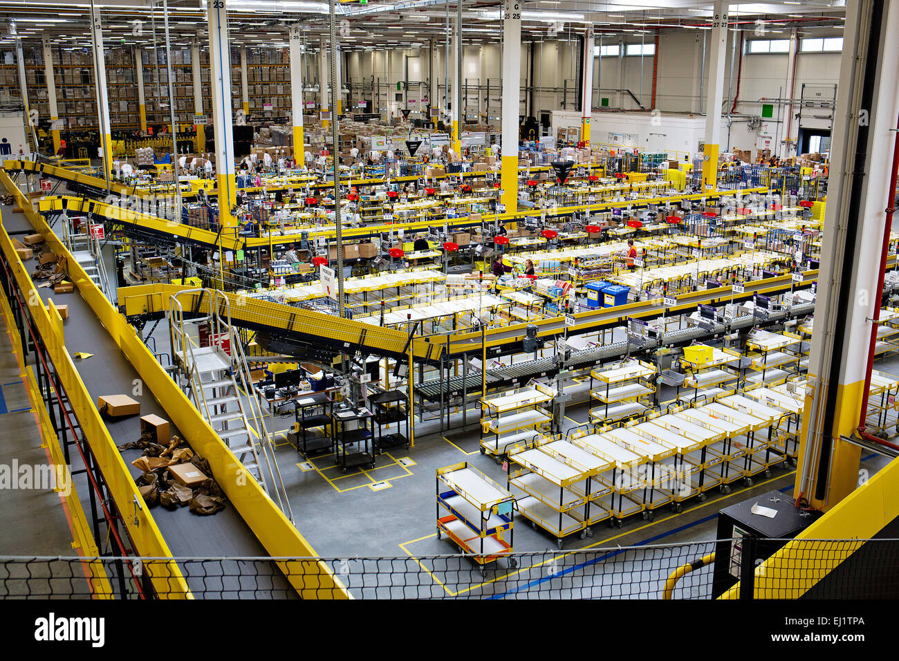 Distribution center of Amazon Poland WRO2 Stock Photo - Alamy