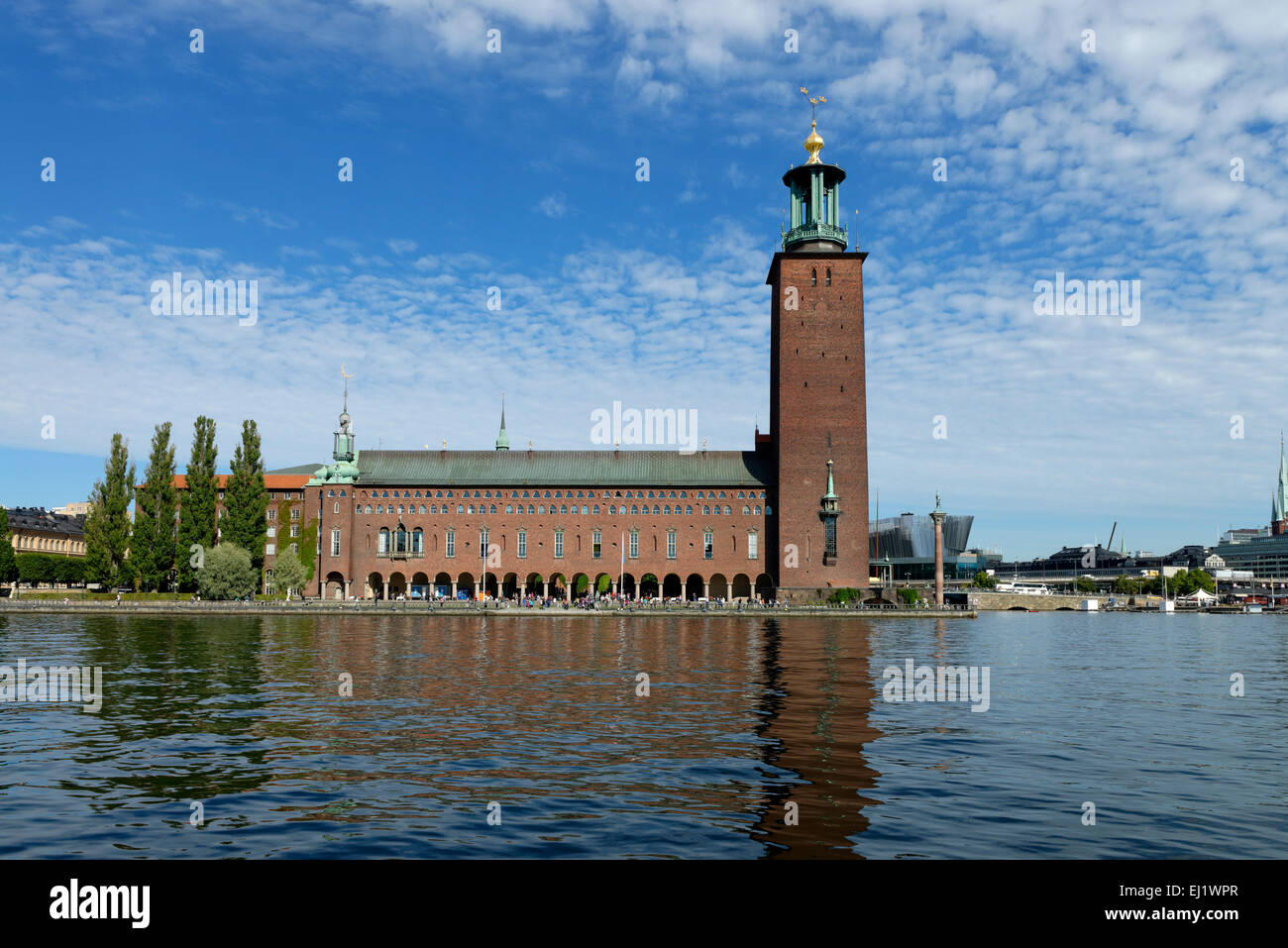 Town Hall, Stadshus, Stadshuset, Kungsholmen, Stockholm, Sweden Stock Photo