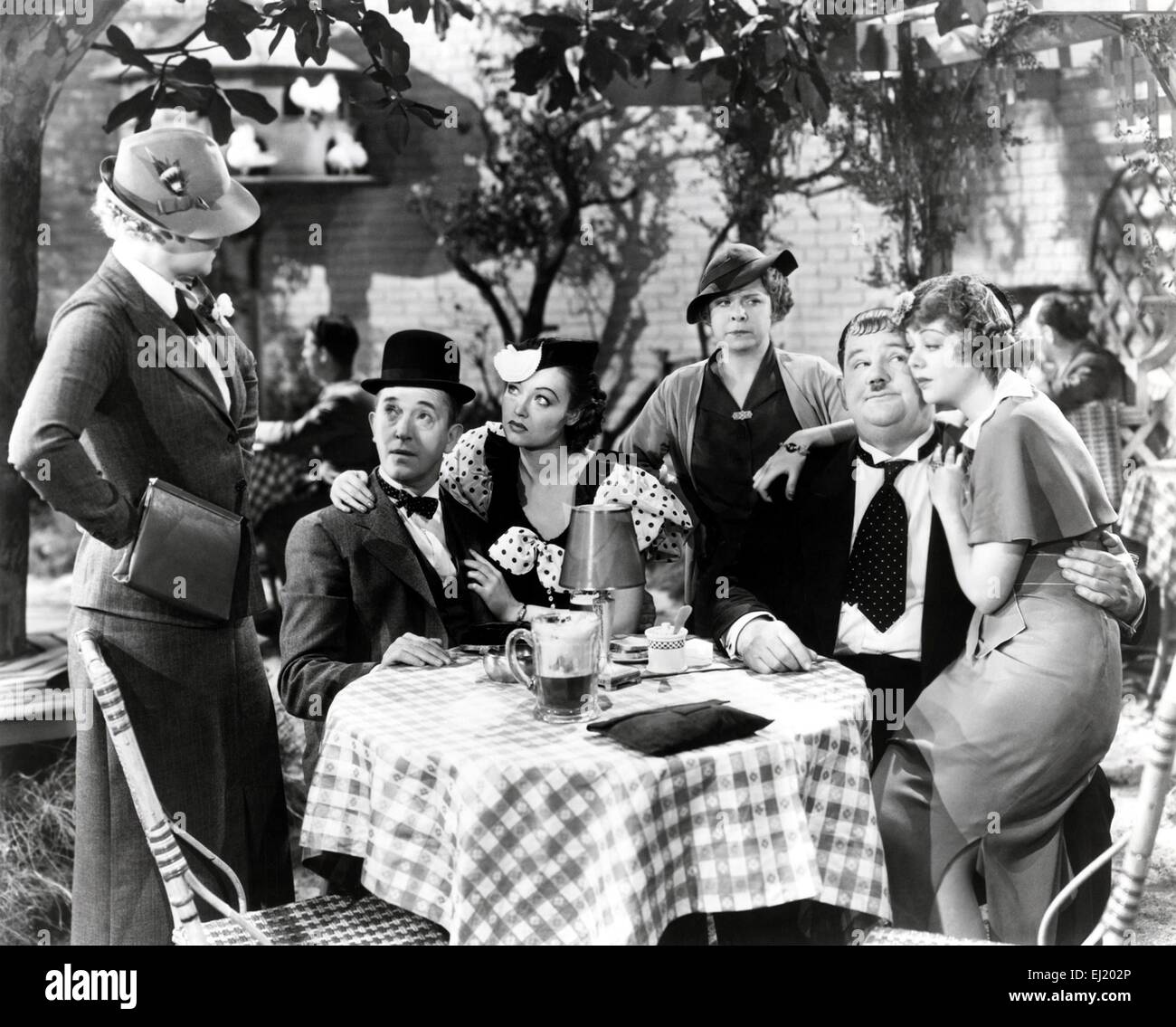 Our Relations  Year : 1936 USA Director : Harry Lachman Betty Healy, Stan Laurel, Lona Andre, Daphne Pollard, Oliver Hardy, Iris Adrian Stock Photo