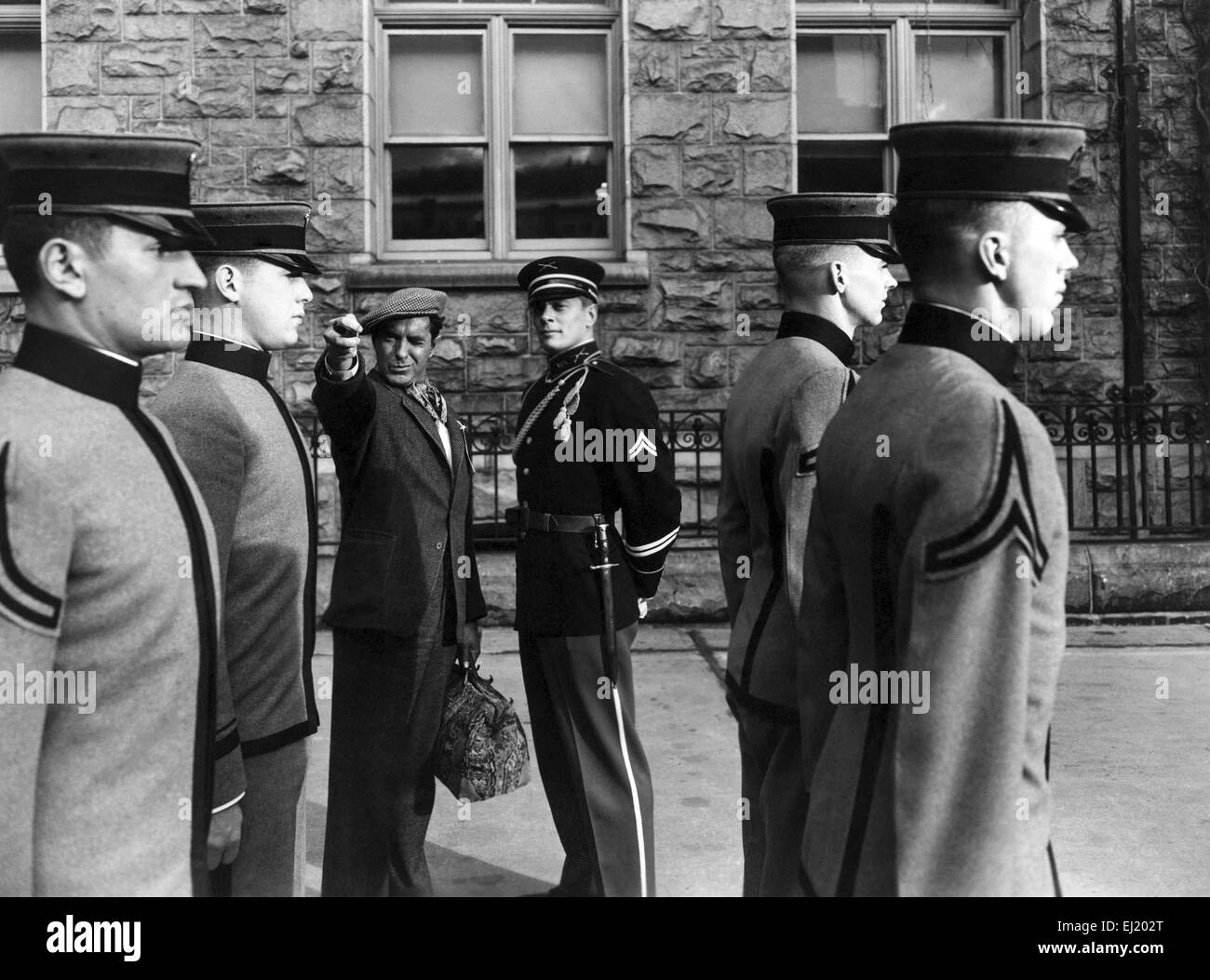1950s military uniform Black and White Stock Photos & Images - Alamy