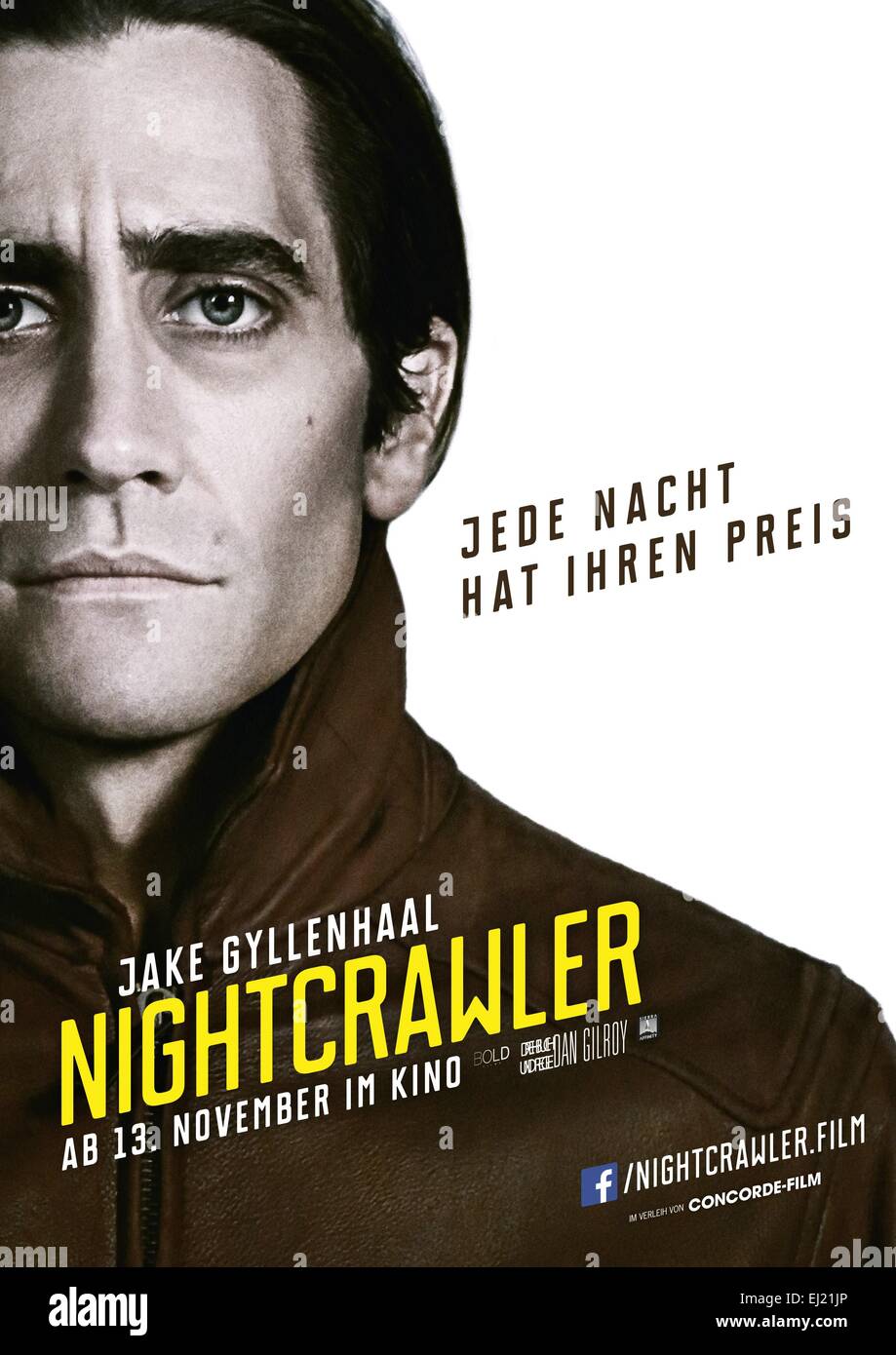 Nightcrawler Year : 2014 USA Director : Dan Gilroy Jake Gyllenhaal Movie  poster (Ger Stock Photo - Alamy