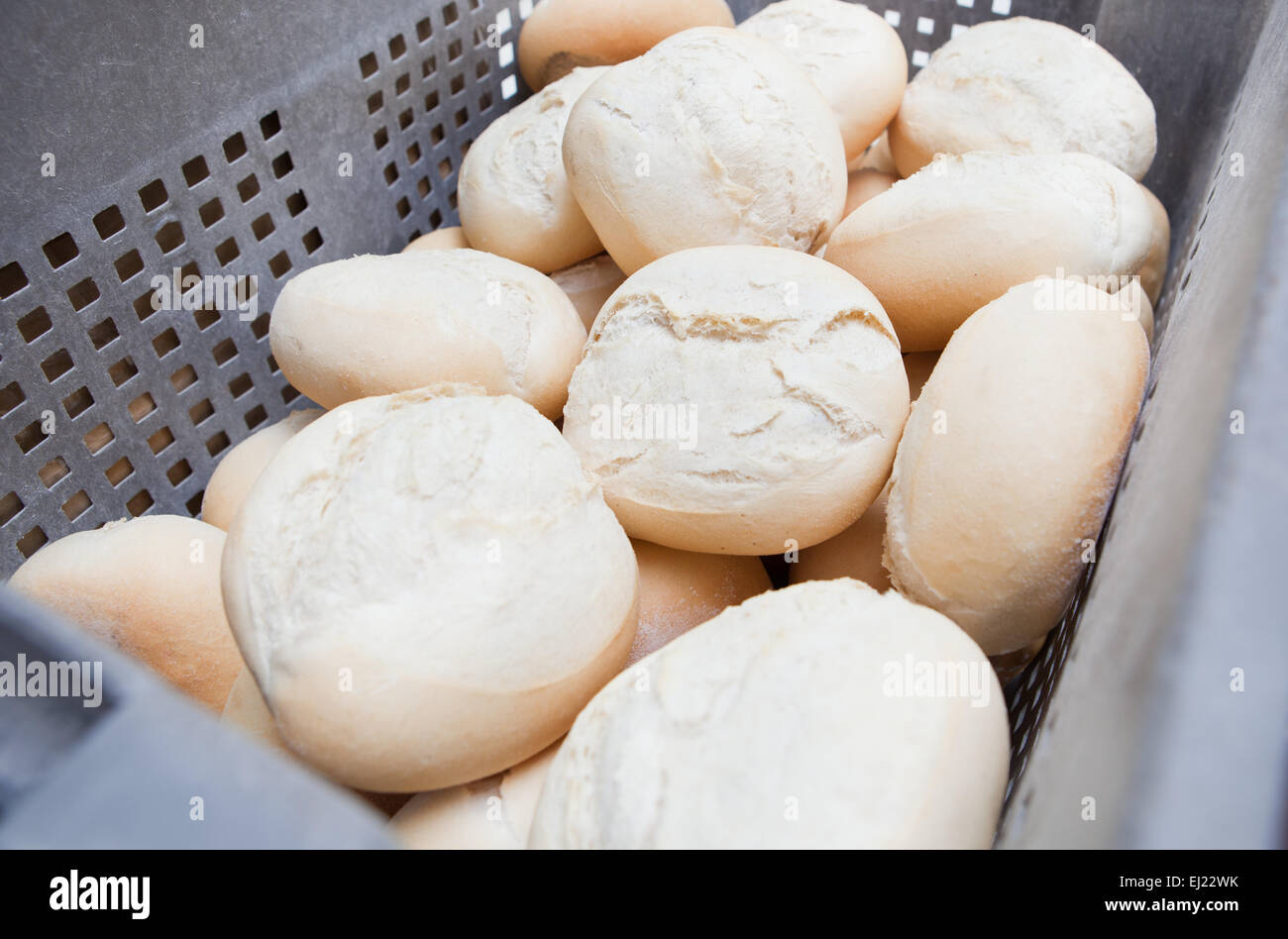 Manufacturing process of spanish bread Stock Photo Alamy
