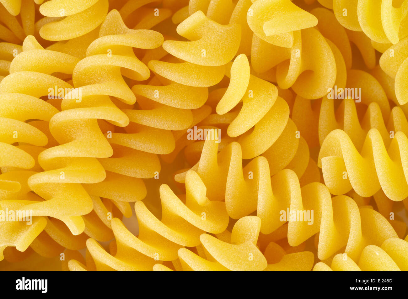 Raw pasta closeup Stock Photo