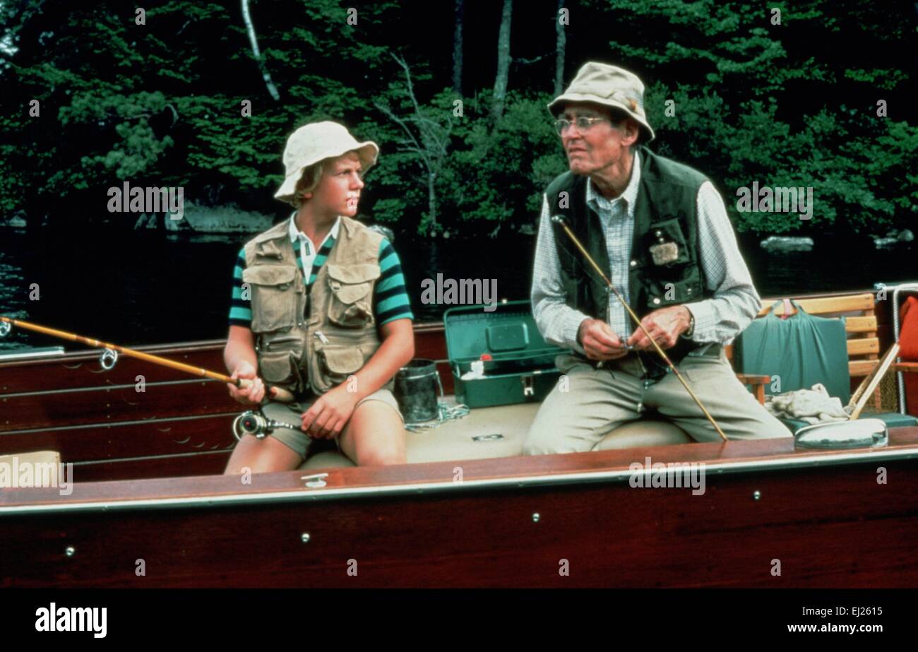 On Golden Pond Année : 1981 USA Réalisateur: Mark Rydell Doug McKeon, Henry  Fonda Stock Photo - Alamy