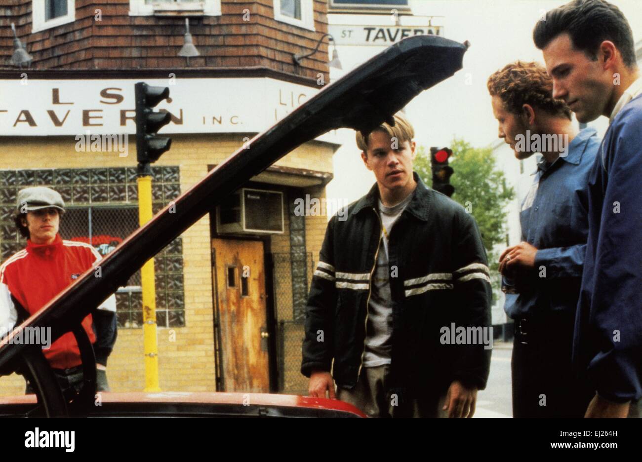 Good Will Hunting  Year : 1997 USA Director : Gus Van Sant Casey Affleck, Matt Damon, Cole Hauser, Ben Affleck Stock Photo