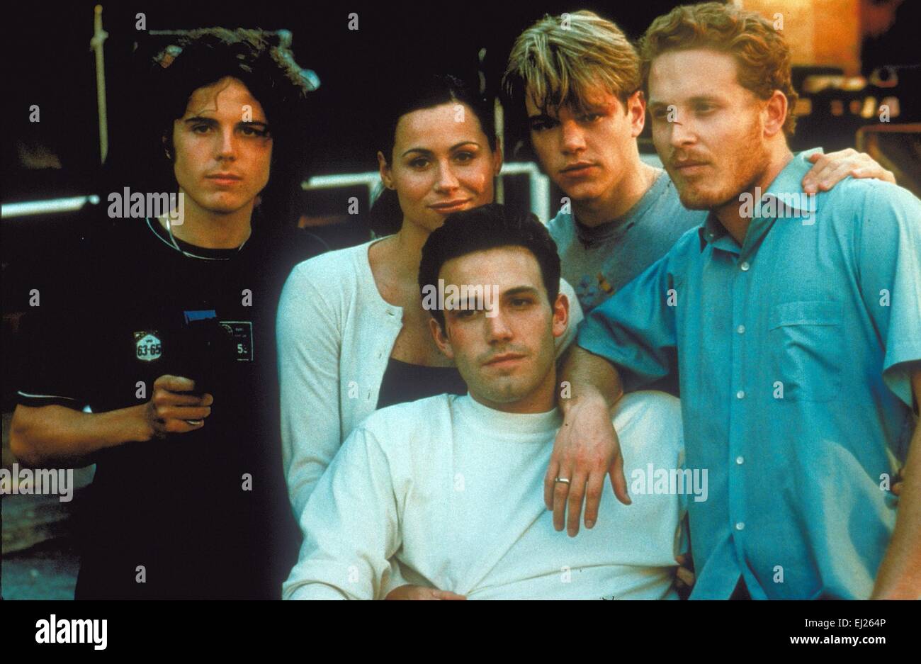 Good Will Hunting  Year : 1997 USA Director : Gus Van Sant Casey Affleck, Minnie Driver, Matt Damon, Ben Affleck, Cole Hauser Stock Photo